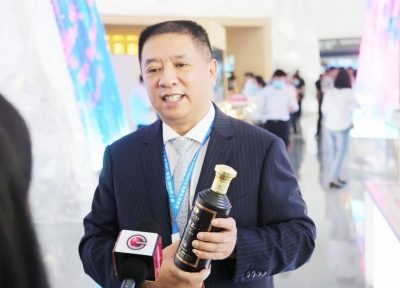 第十屆酒博會(huì)上黃永毅總裁解密天朝上品成功之道