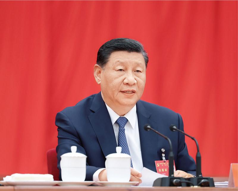 　　中國共產(chǎn)黨第二十屆中央委員會第三次全體會議，于2024年7月15日至18日在北京舉行。中央委員會總書記習近平作重要講話。 新華社記者 鞠鵬/攝